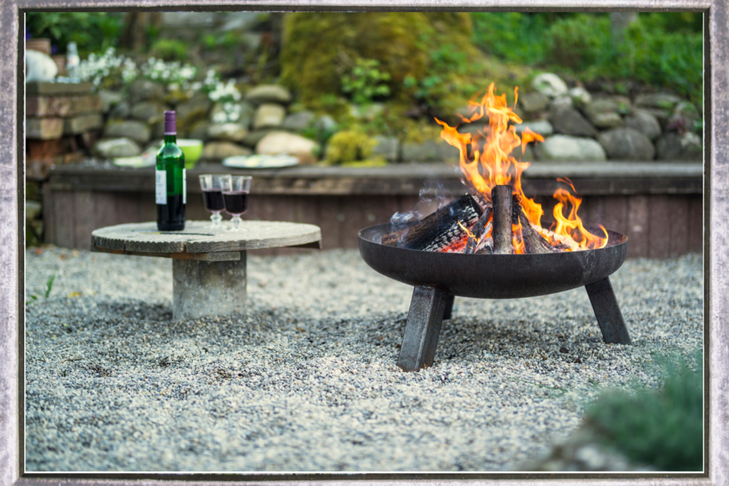 patio fire pit DIY