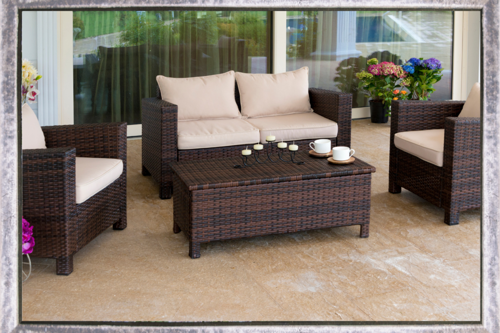 wicker patio furniture